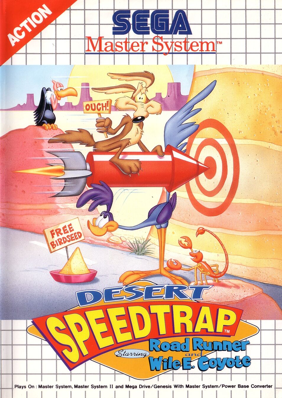 Desert Speedtrap starring Road Runner and Wile E. Coyote