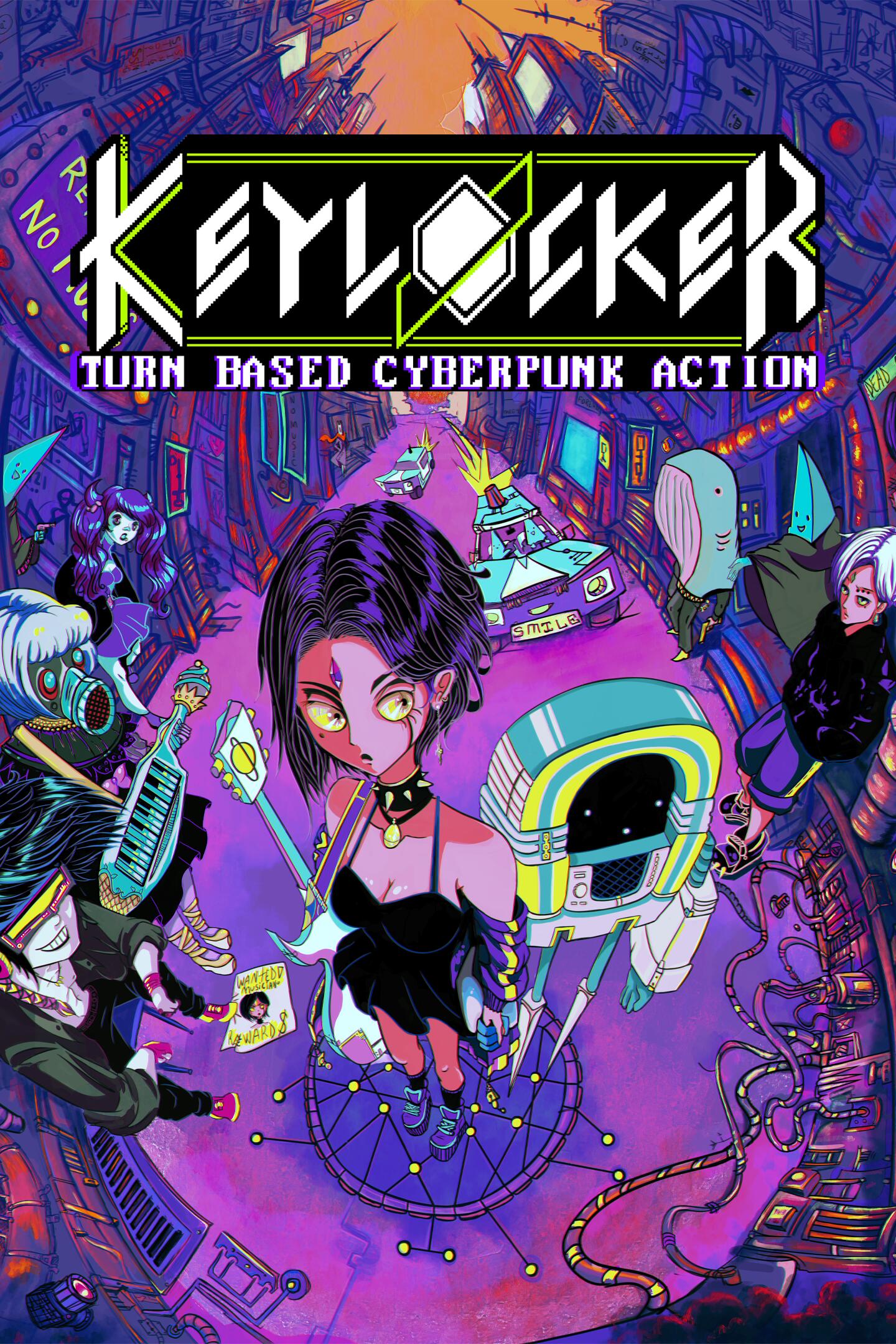 Keylocker: Turn Based Cyberpunk Action