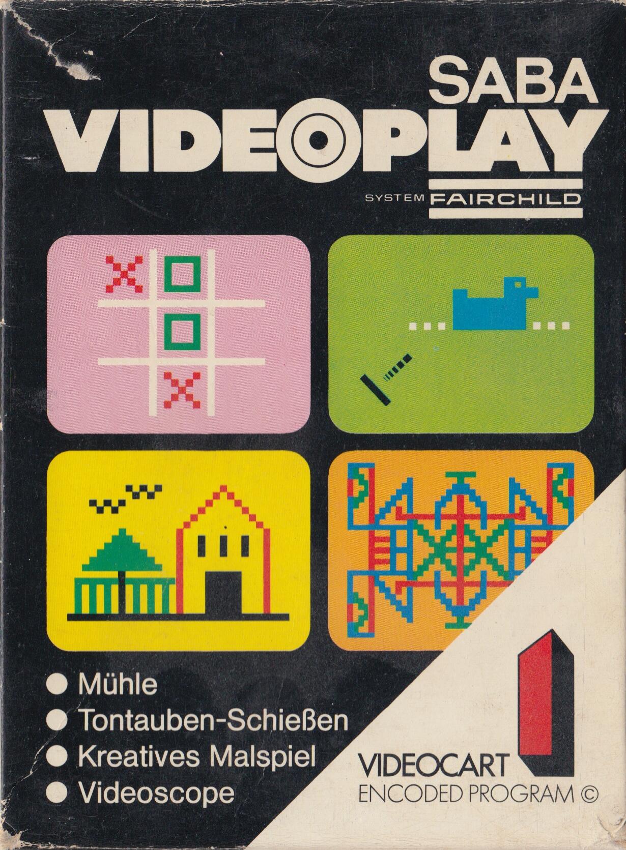 Videocart-1: Tic-Tac-Toe, Shooting Gallery, Doodle, Quadra-Doodle