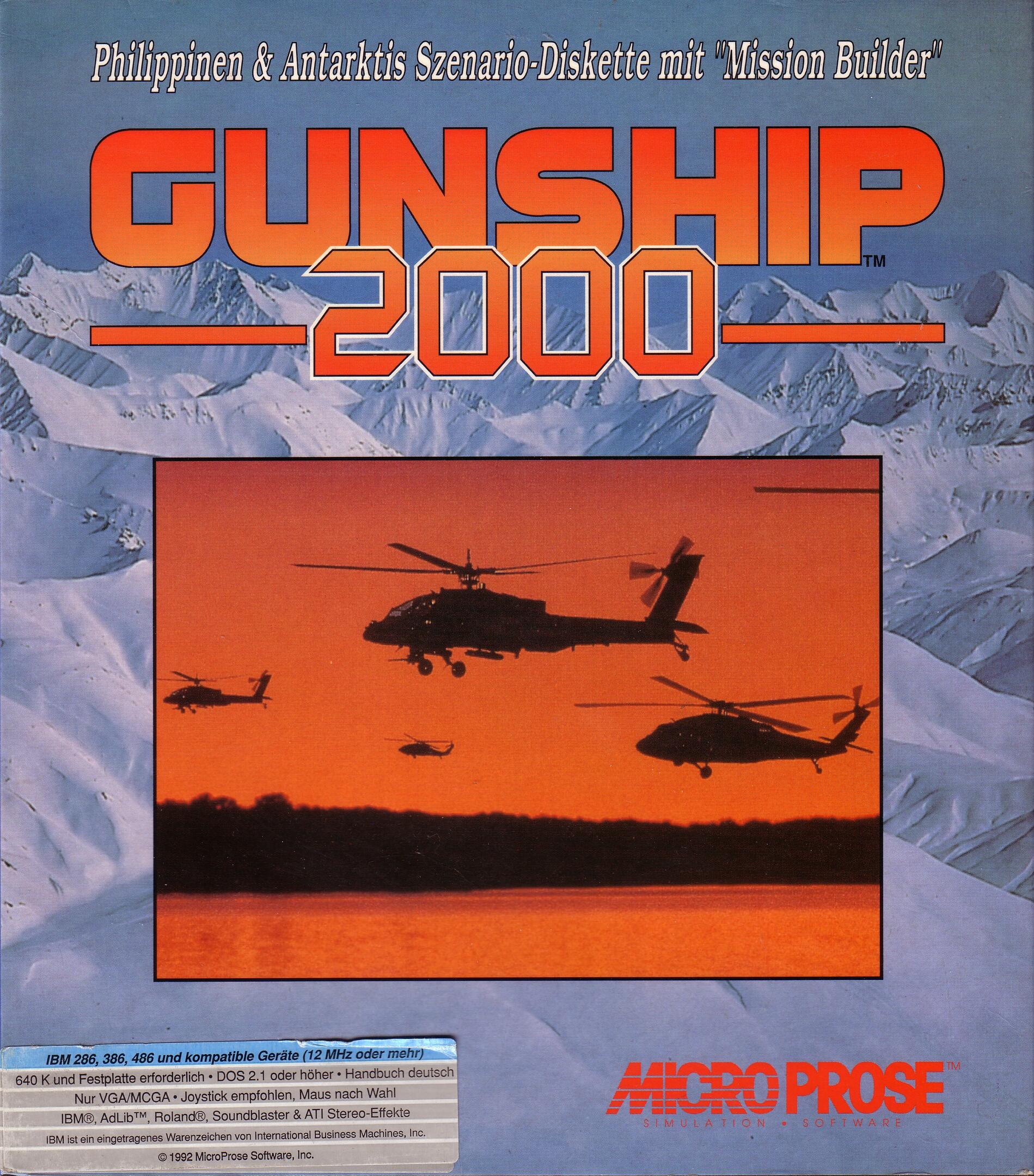 Gunship 2000: Philippine Islands & Antarctica Scenario Disk With Mission Builder