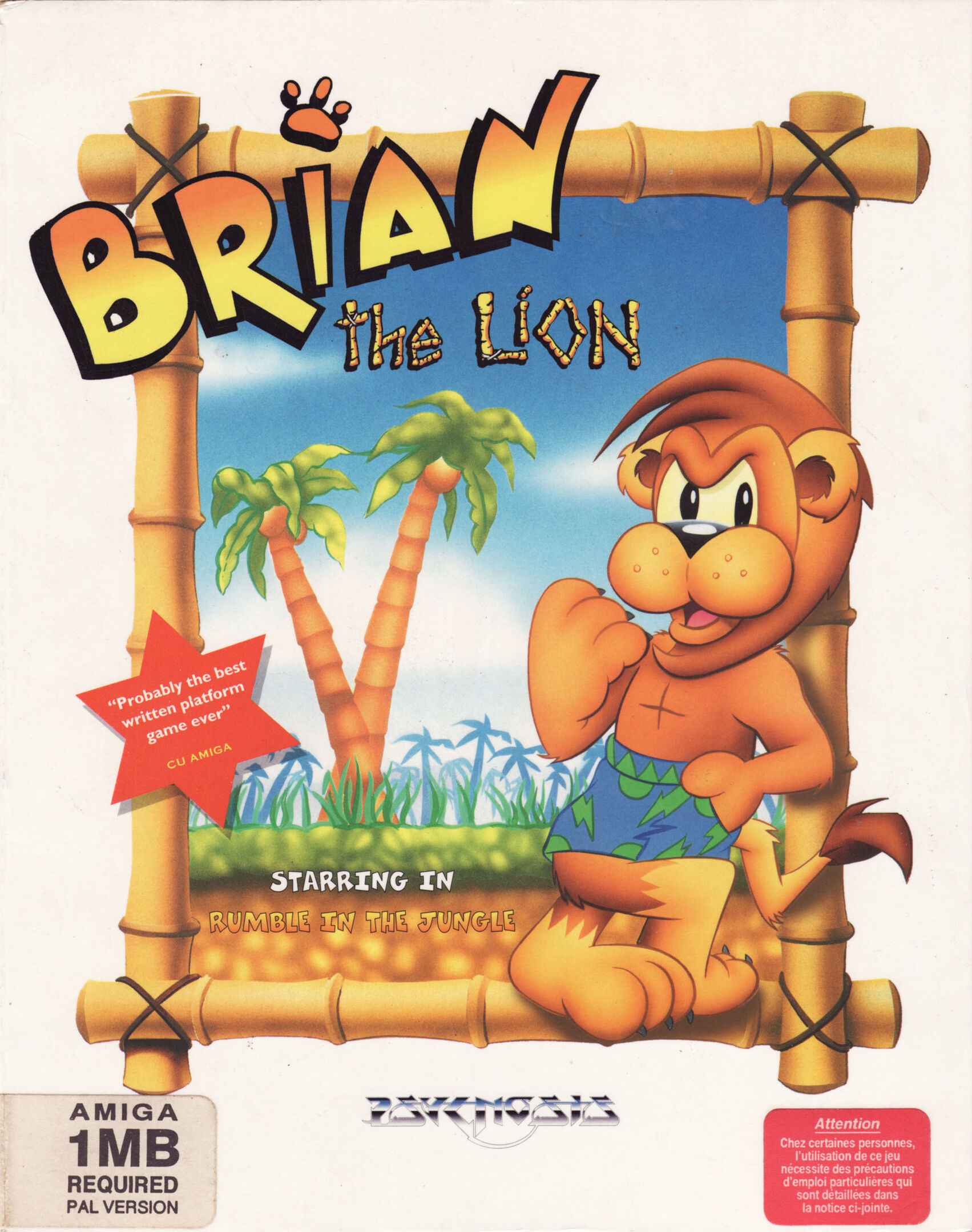 Brian the Lion Starring In: Rumble in the Jungle