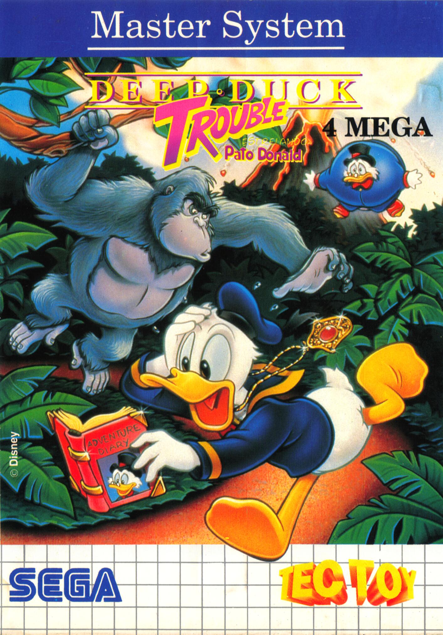 Deep Duck Trouble starring Donald Duck